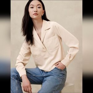 Banana RepublicSilky Popover Blouse